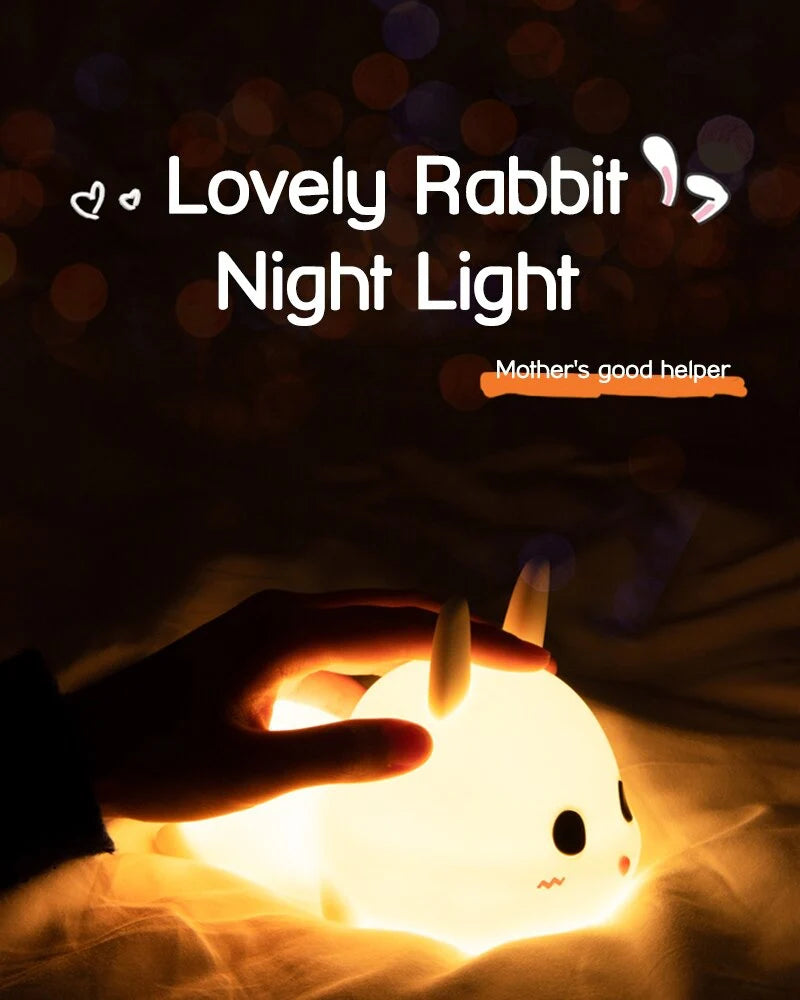 Silly Rabbit Silicone Night Light