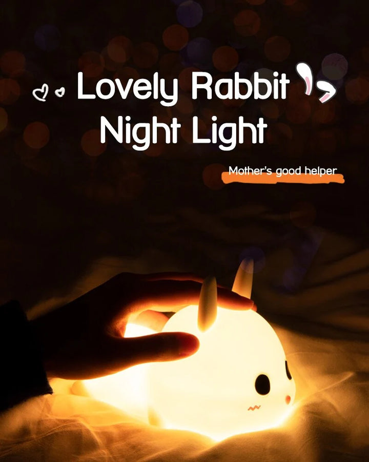 Silly Rabbit Silicone Night Light