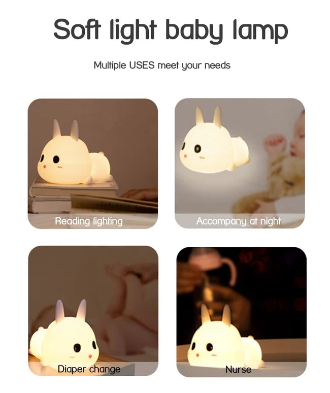 Silly Rabbit Silicone Night Light