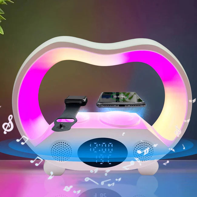 Lamp wireless charger speaker bluetooth 6 in 1 Gulf Trends