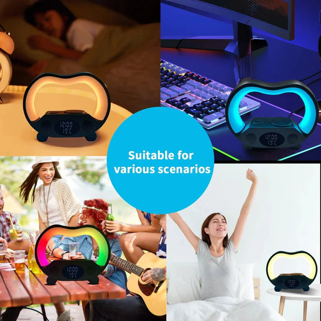 Lamp wireless charger speaker bluetooth 6 in 1 Gulf Trends