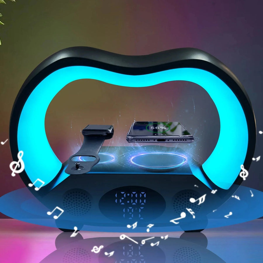 Lamp wireless charger speaker bluetooth 6 in 1 Gulf Trends